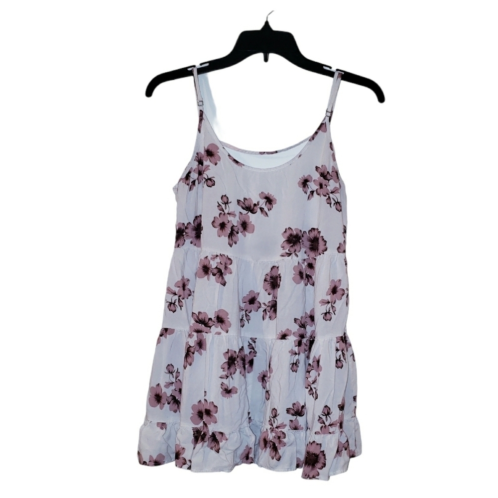 Brandy Melville Floral Tiered Ruffle Tunic - Picture 1 of 6